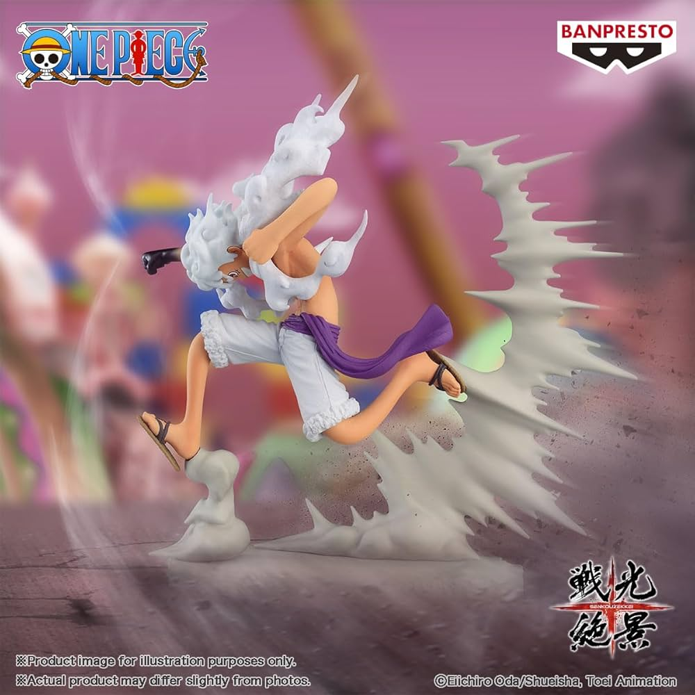 ONE PIECE SENKOZEKKEI-MONKEY.D.LUFFY GEAR5- 7 cm