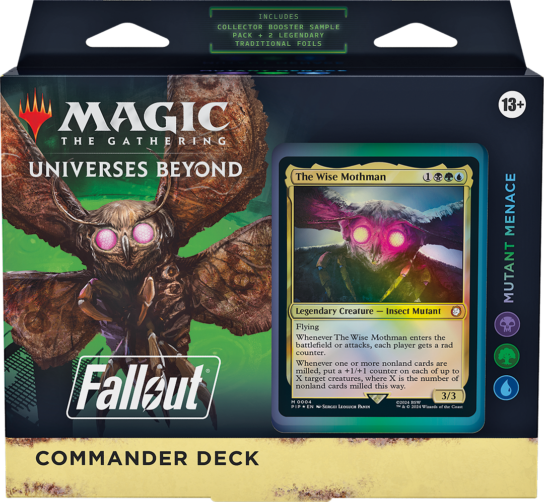 COMMANDER DECK MUTANT MENACE - UNIVERSES BEYOND FALLOUT