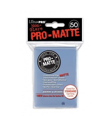 Standard Pro Matte Transparent Cases (50 Cases) Ultra Pro